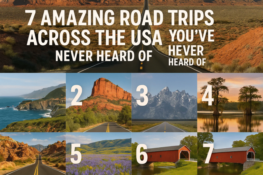 7 Amazing Road Trips Across the USA You’ve Never Heard Of USA hidden road trips